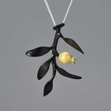 Pomegranate Branch Necklace