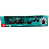 Bburago Formula One Racing 1:24 scale Race Cars with Driver Figures 2-Pack