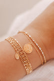 Lace Miraculous Medal Bracelet