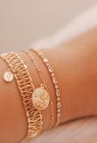 Lace Miraculous Medal Bracelet