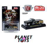 M2 Machines 1:64 1977 Chevrolet Cheyenne Super 30 “Dia De Los Muertos” 2025 – Black Gold – MiJo Exclusives Limited Edition