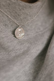 St. Padre Pio Necklace in Sterling Silver