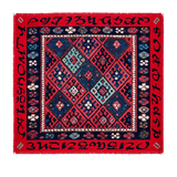 Armenian Alphabet #4 Silk Square Scarf