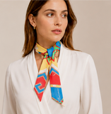 Armenian Alphabet and Rug Design Neck Bow