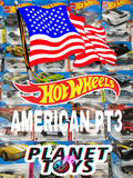 Hot Wheels American Power (V3)1:64 Diecast Assorted (Ford, Chevy, Dodge, Mustang, Corvette, GMC, Jeep, Merc, Camaro)