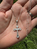 Crucifix Necklace in Sterling Silver