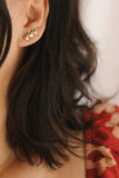 Holy Family Hearts® Earrings in Gold Vermeil