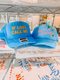 Underground OG: If Lost Call Me, Gold Puff Trucker Hat