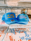 Underground OG: If Lost Call Me, Gold Puff Trucker Hat