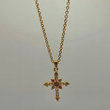 Colorful Cross Necklace