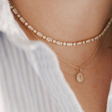 14k Gold Miraculous Medal Necklace
