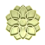 Mandala Softie eTray Shallow Slow Feeder Dog Bowl with Suction Cups | USA Made