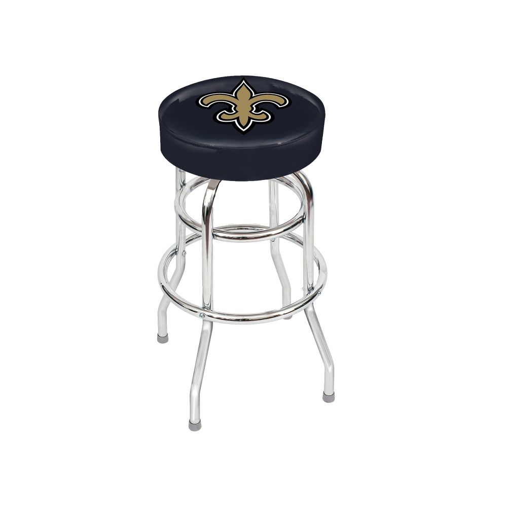 New Orleans Saints Chrome Bar Stool