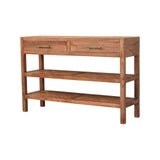 Saffron Rattan Console