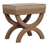 Rattan Arch Bench