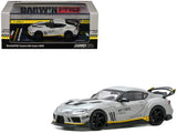 Toyota Supra (A90) WBK DarwinPro Air Force Matt Gray with Carbon Accents 1/64 Diecast Model Car by Inno Models
