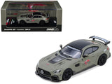 DarwinPRO iMPPerformance AMG GT Goblin Group Matt Green with Black Top 1/64 Diecast Model Car by Inno Models