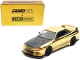 Nissan Skyline GTR (R32) Top Secret RHD (Right Hand Drive) Chrome Gold with Carbon Hood The Model Car Show Malaysia 2025 Eve