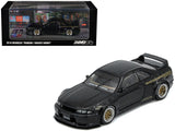 Nissan Skyline GTR (BCNR33) RHD (Right Hand Drive) Pandem Rocket Bunny Black 1/64 Diecast Model Car by Inno Models