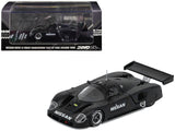 Nissan R89C Matt Black Le Mans Shakedown Test at Paul Ricard 1988 1/64 Diecast Model Car by Inno Models