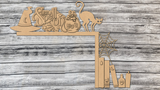 I Put A Spell On You Door Frame Corner Decor DIY Unfinished Kit