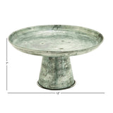 Galvanized Cake Stand 12X7