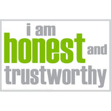 Notes - I am honest and trustworthy