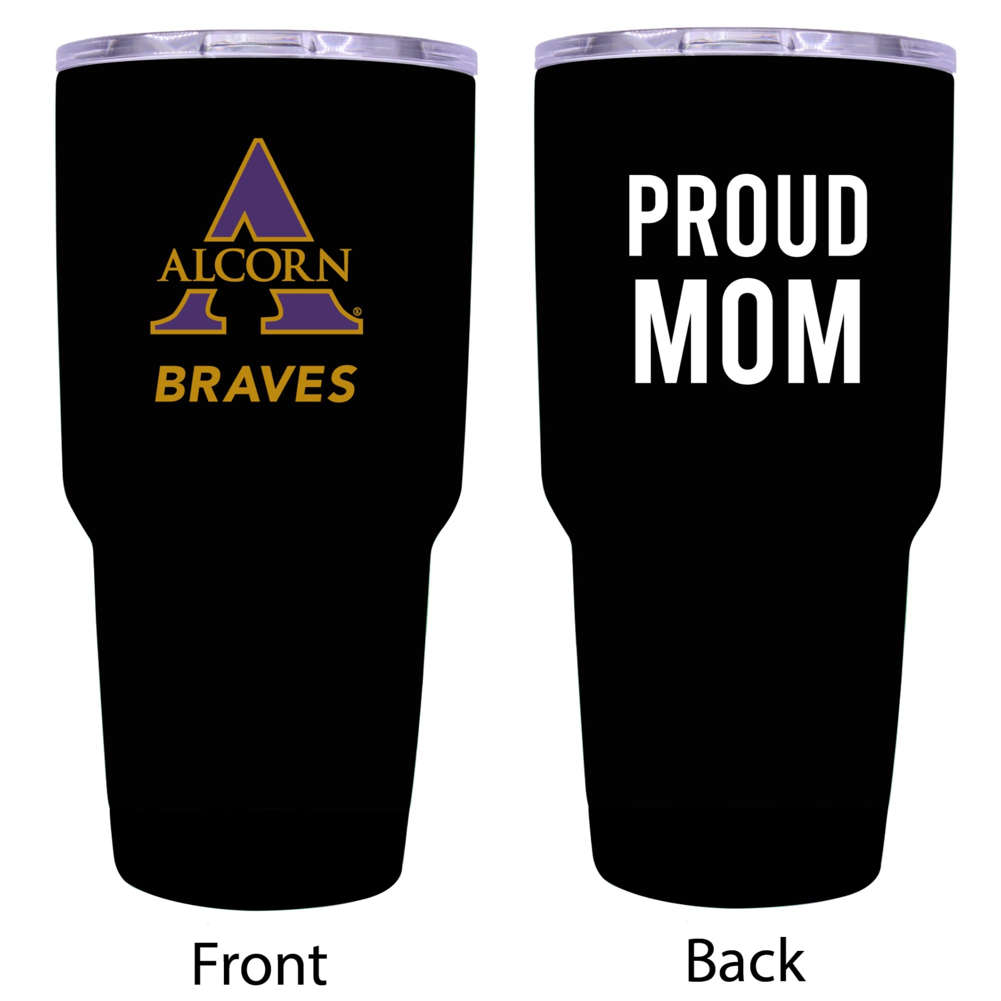 Alcorn State Braves Proud Mom 20 Oz Insulated Stainless Steel Tumblers