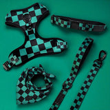 Ichimatsu Checker Leash