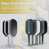Titan Power 14MM | Thermoformed Unibody Construction | Foam Injected Walls | T700 Titan Carbon Friction Surface | White