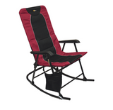 Dakota Fldg Rkg Chair Burg/Blk