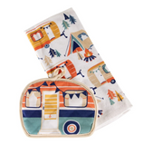 Camper Kitchen Towel + Potholder Se