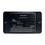 Carbon Monoxide Alarm - Black Flush