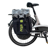 Pannier Bag Black W/Pistachio Logo