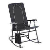 Dakota Fldg Rkg Chair Blk/Blk