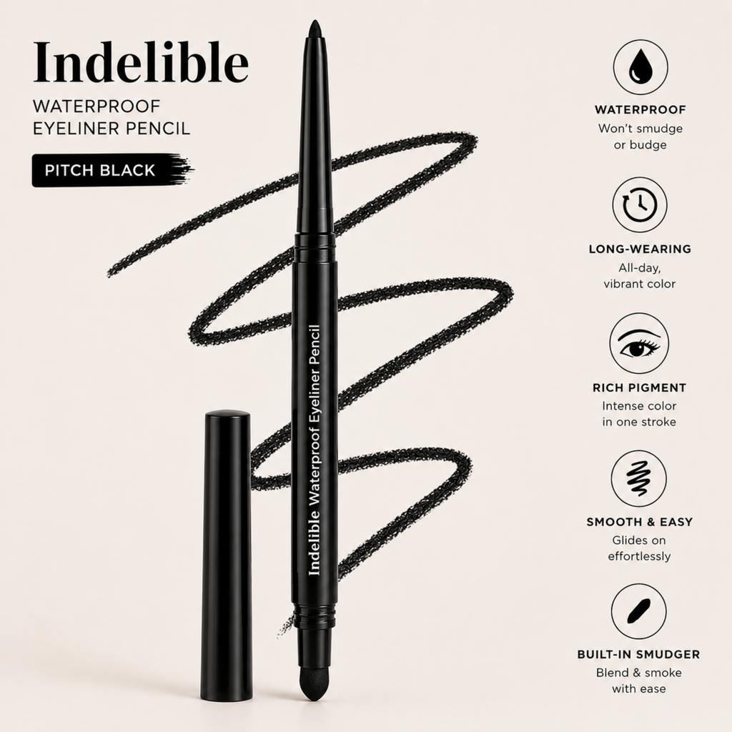 INDELIBLE WATERPROOF RETRACTABLE EYELINER. Longwear. Waterproof. Effortless