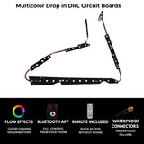 (2010-2013) Infiniti G37 Multicolor Flow DRL Boards (for Spyder Headlights only)