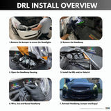 Infiniti G37 Multicolor DRL Boards (for 2010-2013 Spyder Headlights)