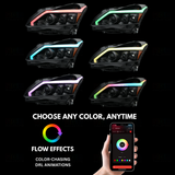 (2010-2013) Infiniti G37 Multicolor Flow DRL Boards (for Spyder Headlights only)