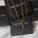 Italian Horn Necklace Set