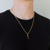 Italian Horn Gold Pendant