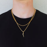 Italian Horn Necklace Set