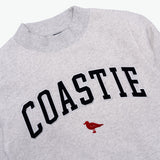 Coastie Embroidered Mockneck Sweatshirt