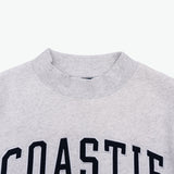 Coastie Embroidered Mockneck Sweatshirt