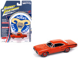1970 Dodge Coronet Super Bee Mr. Norms Hemi Orange with Black Stripes Muscle Cars USA Series 1/64 Diecast Model Car by John