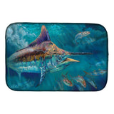 Caroline'S Treasures Jma2005Ddm Liquid Metal Black Marlin Dish-Drying-Mats, 14 X 21, Multicolor