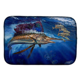 Caroline'S Treasures Jma2010Ddm Majesty Sailfish Dish-Drying-Mats, 14 X 21, Multicolor