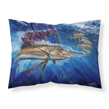 Caroline'S Treasures Majesty Sailfish Fabric Standard Pillowcases, Multicolor