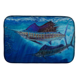 Caroline'S Treasures Jma2011Ddm Wide Open Sailfish Dish-Drying-Mats, 14 X 21, Multicolor