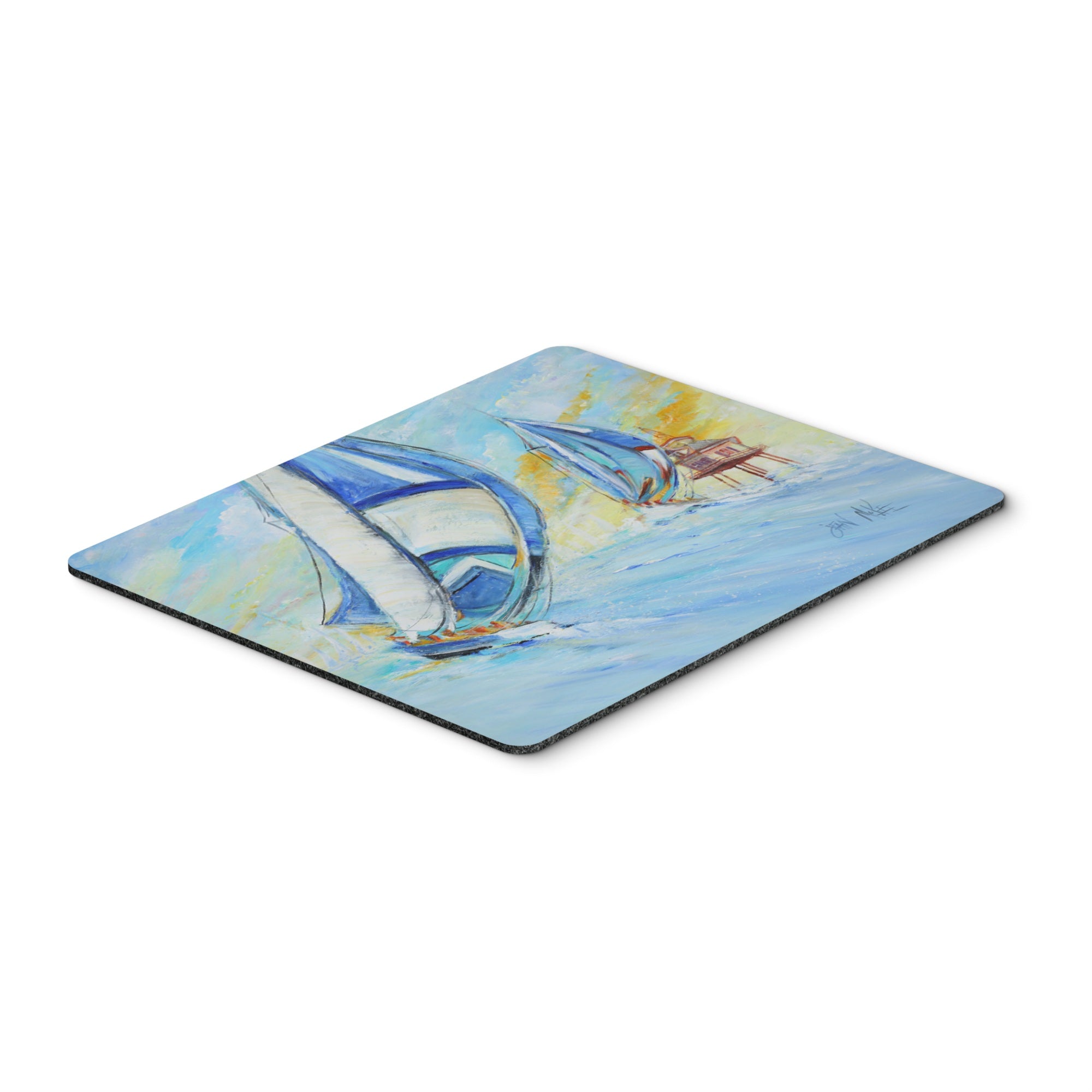 Caroline'S Treasures Sailboats & Middle Bay Lighthouse Mouse Pad/Hot Pad/Trivet (Jmk1005Mp)
